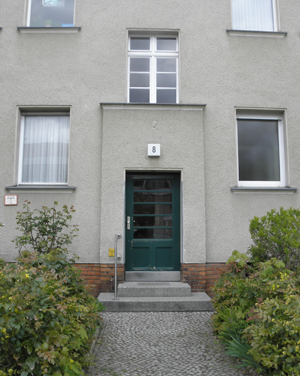 Hauseingang Veranstaltungsort